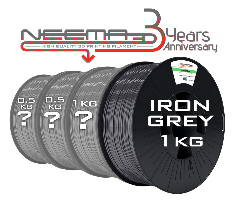 Anniversary Pack Iron Grey 3Kg